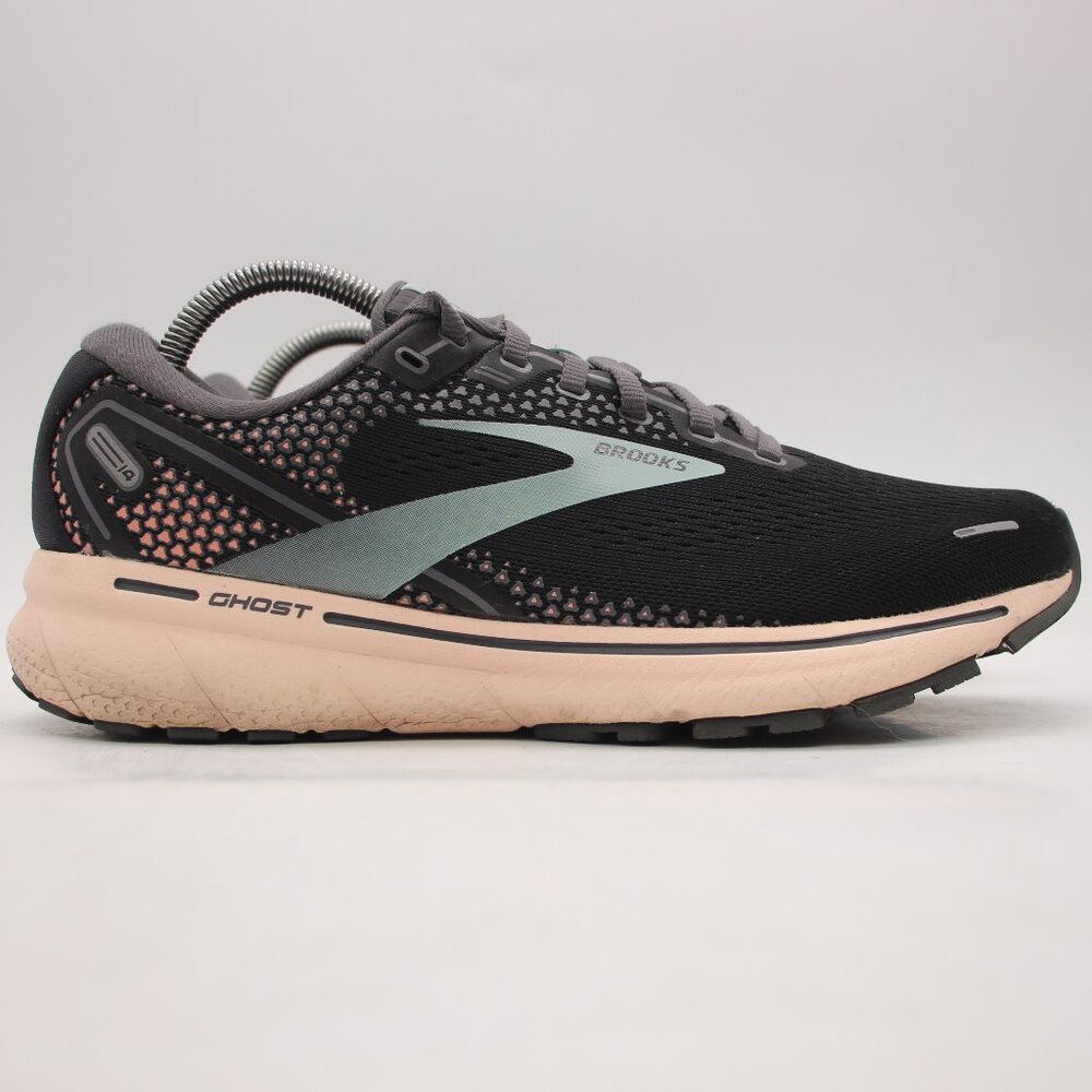 Brooks Ghost 14 Women's Size 10 B Black Running Shoes Sneakers 1203561B026
